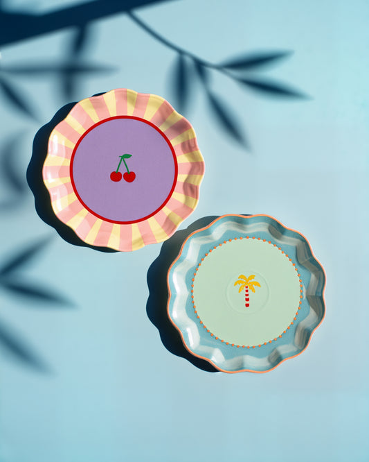 Amsterdam Swirly Dinner Plates Set Of Two