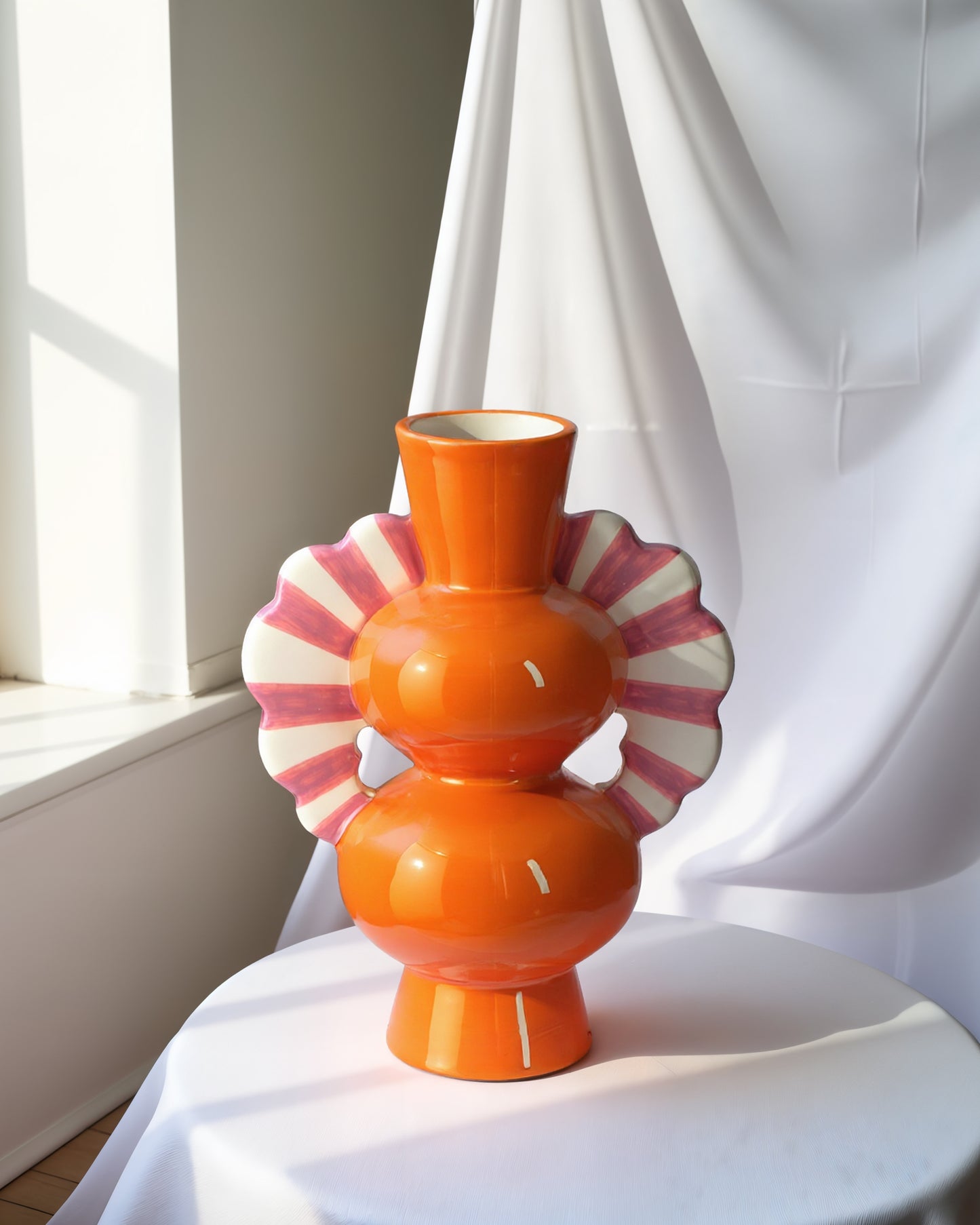 Valencia Vase Orange
