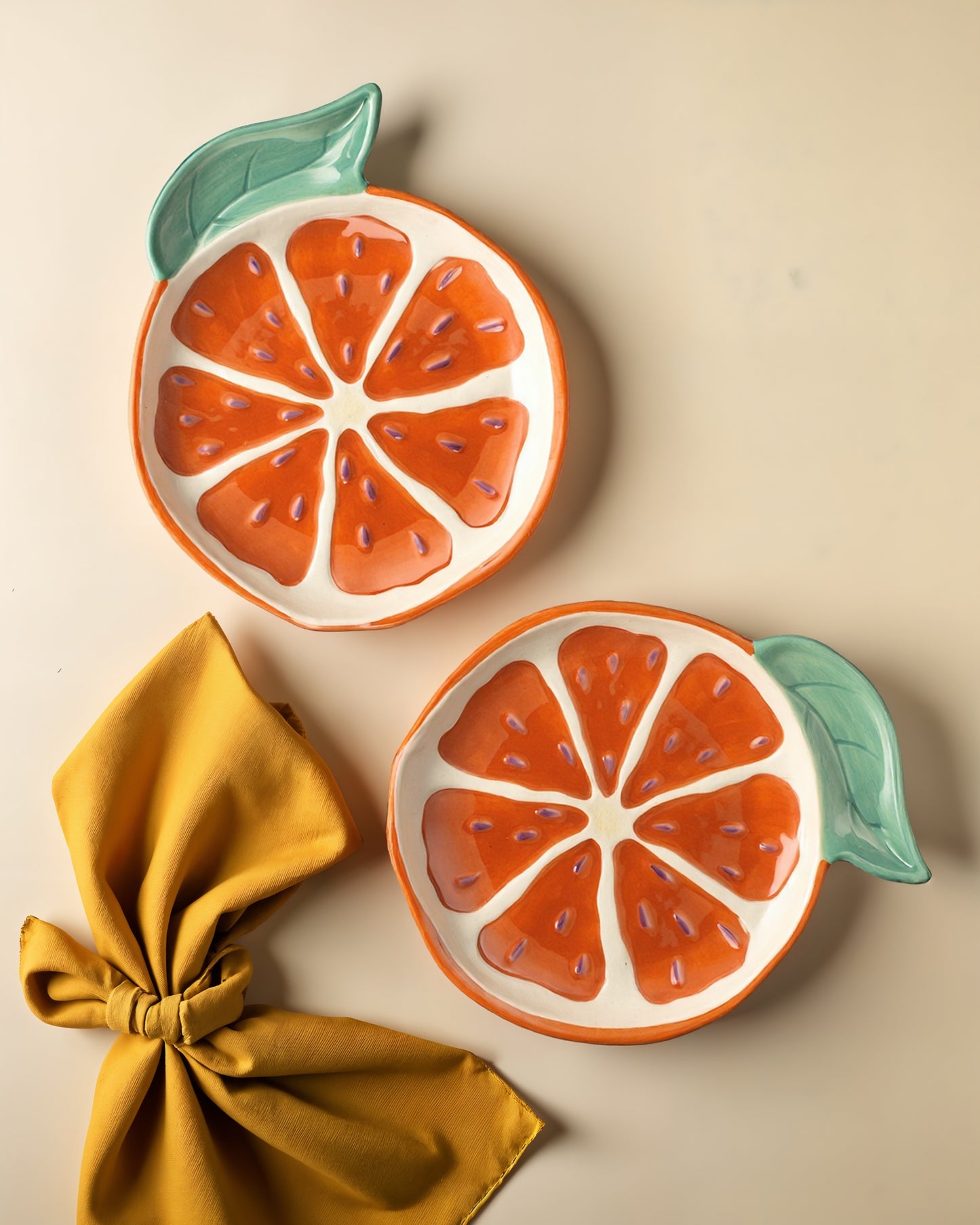 Menton Orange Mini Plate