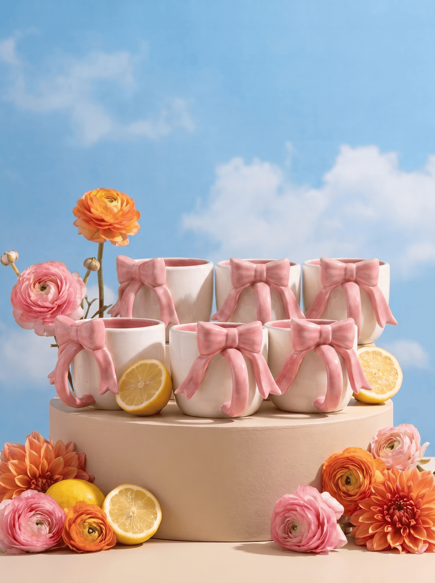 Verona Bow Coffee Cup Bundle