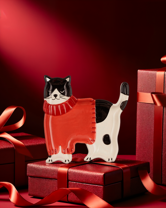 Merry Mania Cat Serving Plate