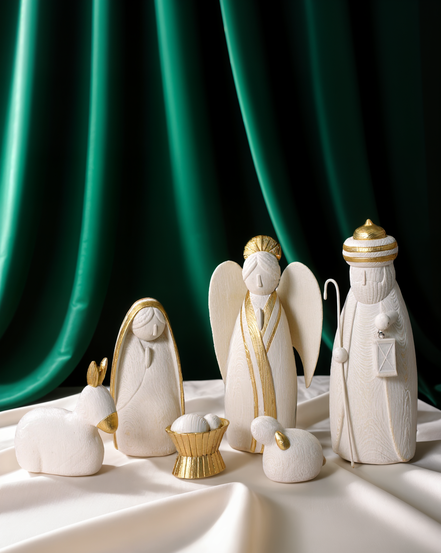 Holy Light Nativity Set Scene