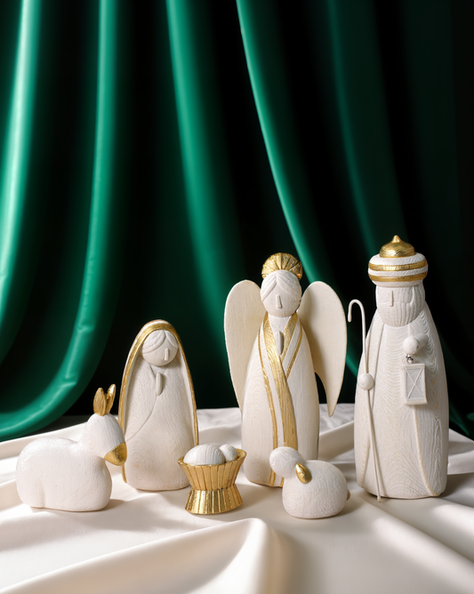Holy Light Nativity Set Scene