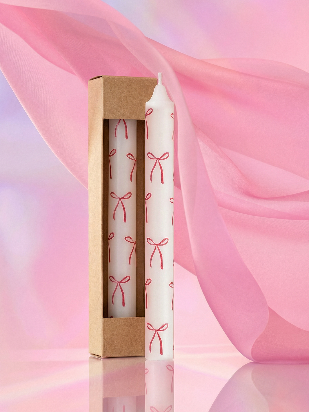 Verona Bow Candle Set