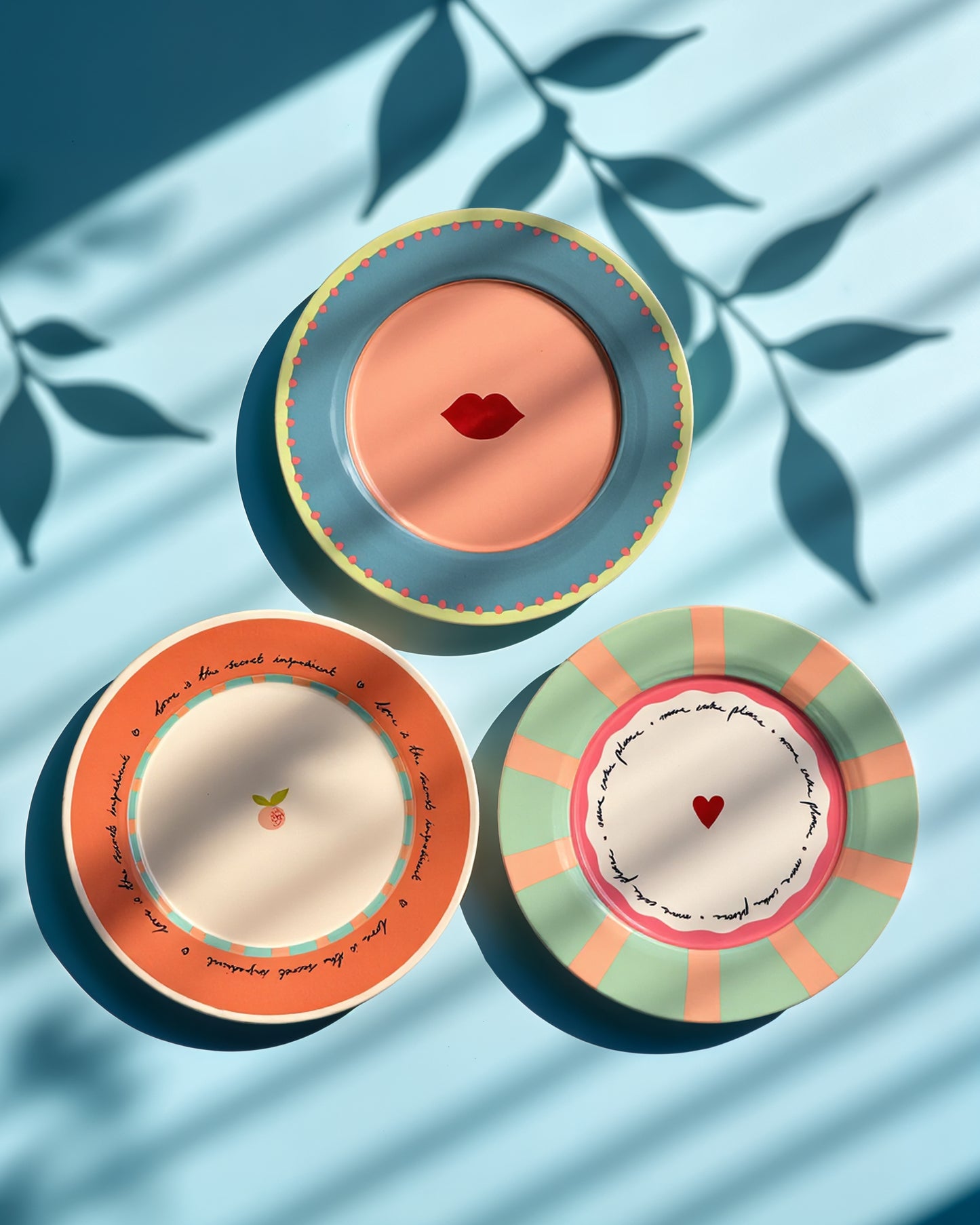 Amsterdam Rounded Breakfast Plates Set Of Three