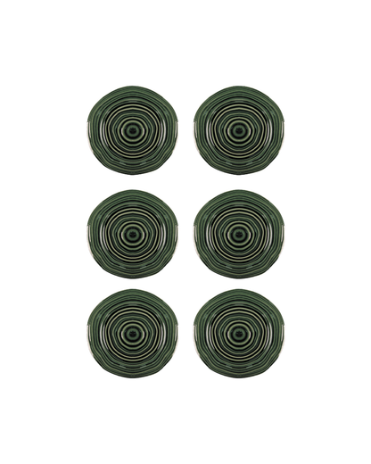 Green Hour Dessert Plates Bundle (Set of 6)
