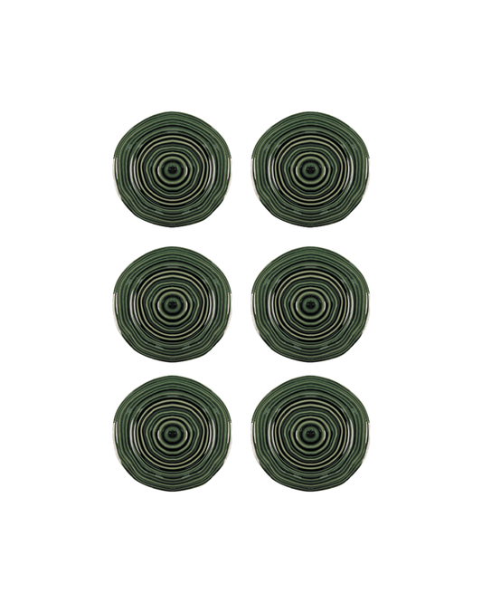 Green Hour Dessert Plates Bundle (Set of 6)