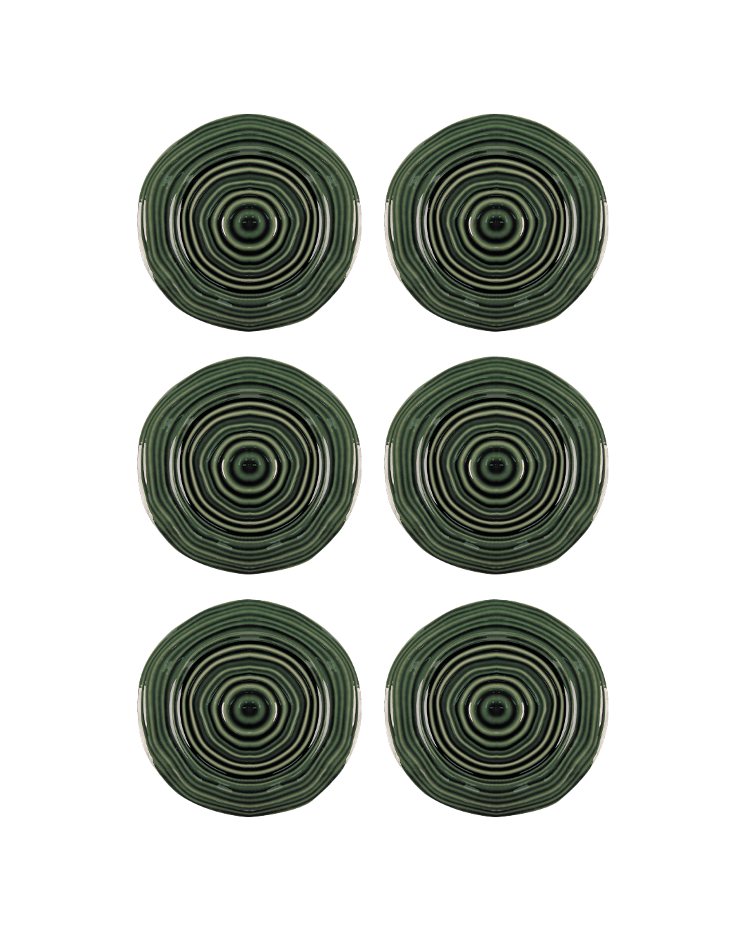 Green Hour Dinner Plates Bundle (Set of 6)