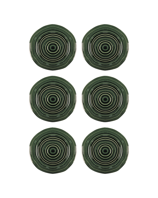 Green Hour Dinner Plates Bundle (Set of 6)