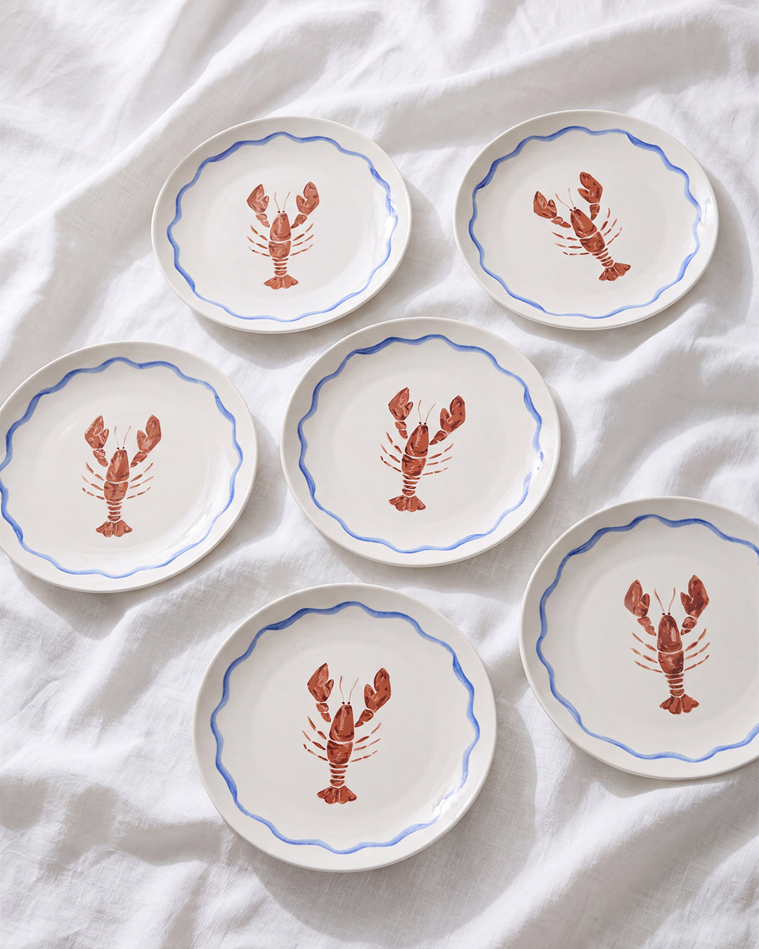 Lobster Dinner Plates Bundle (Set of 6)