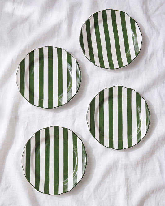 Verde Trattoria Dessert Plates (Set of 4)