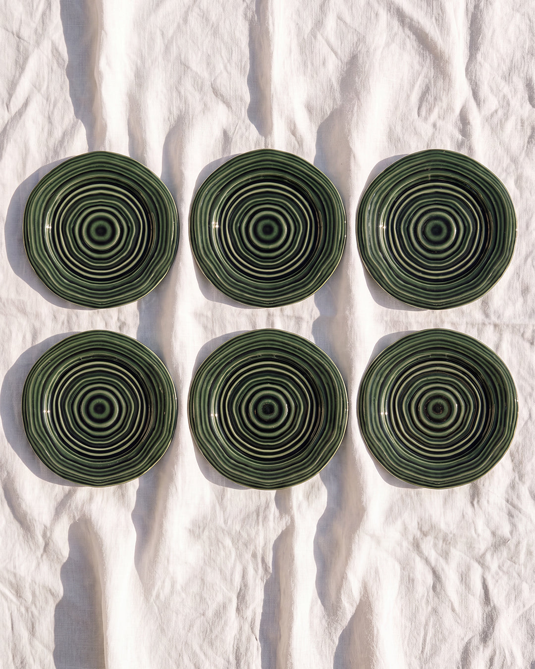Green Hour Dessert Plates Bundle (Set of 6)