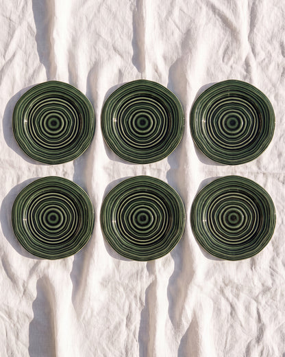 Green Hour Dessert Plates Bundle (Set of 6)