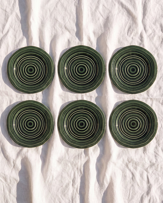 Green Hour Dessert Plates Bundle (Set of 6)
