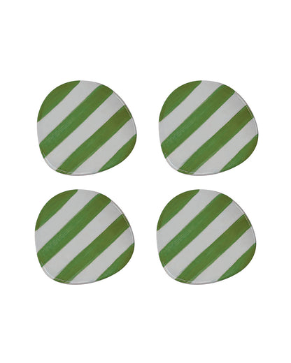 The Verde Stripe Coasters