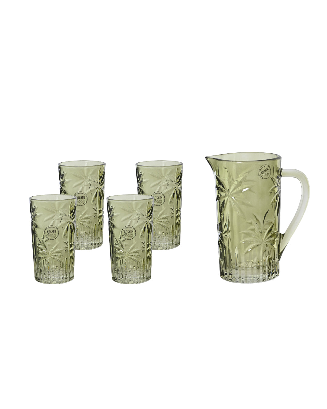 The Palm Pitcher Set — Fern