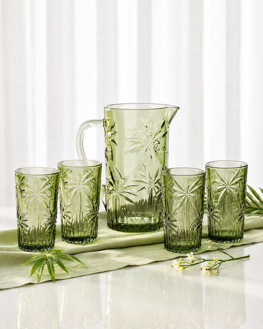 The Palm Pitcher Set — Fern