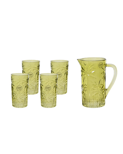 The Palm Pitcher Set — Citron