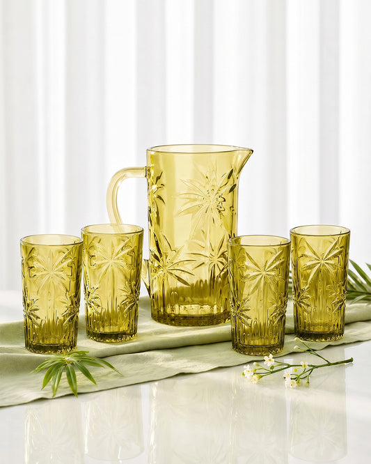 The Palm Pitcher Set — Citron
