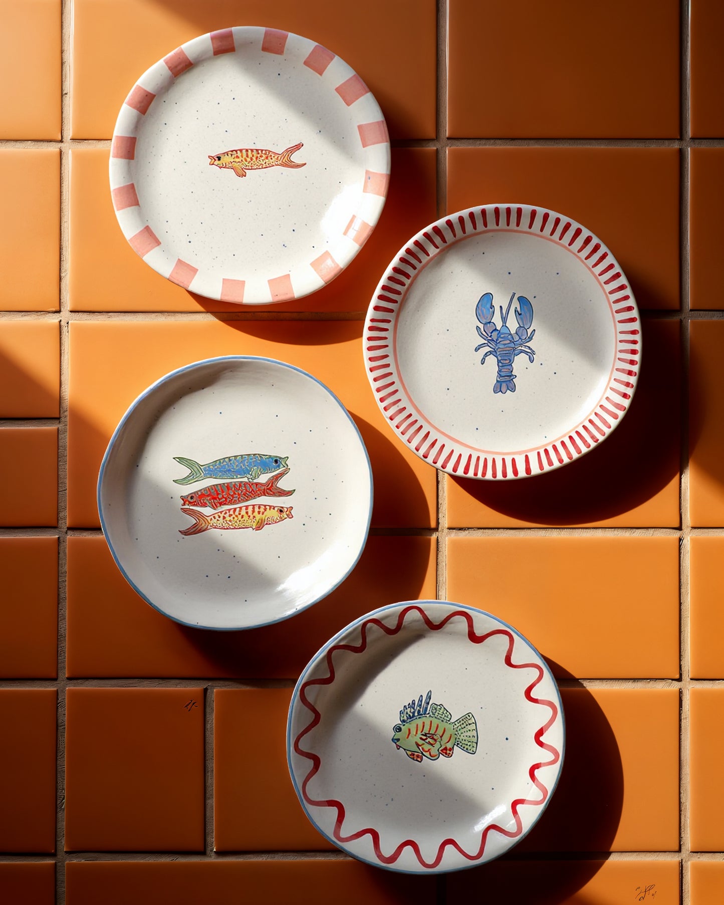 Rio Breakfast Plates Set Of Four