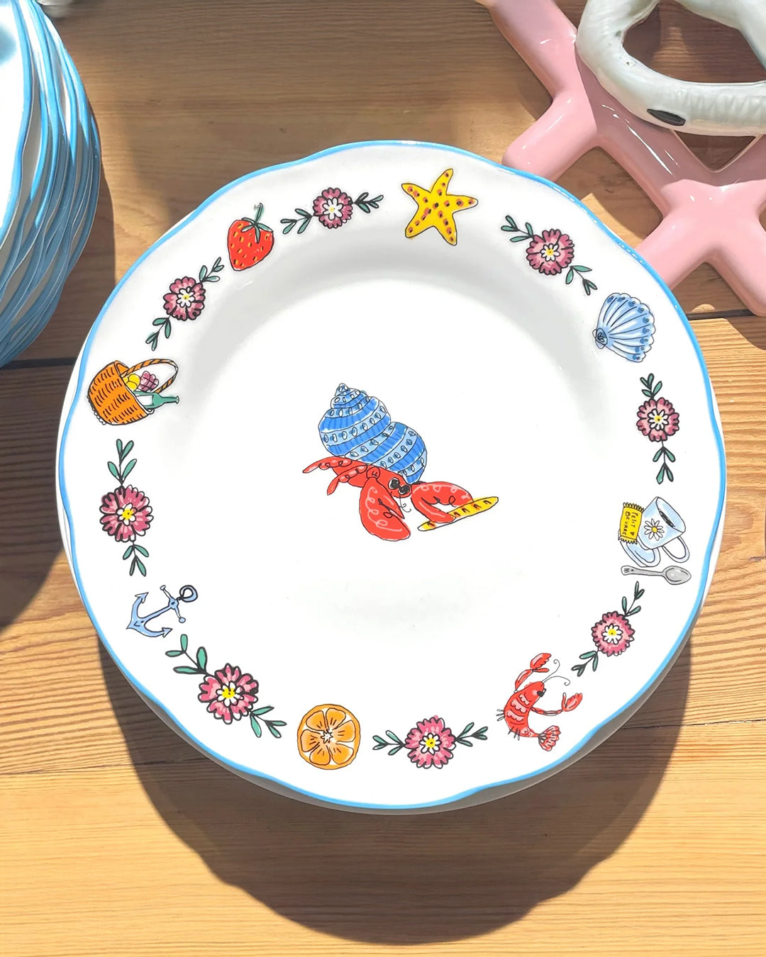The Little Sea Dessert Plates