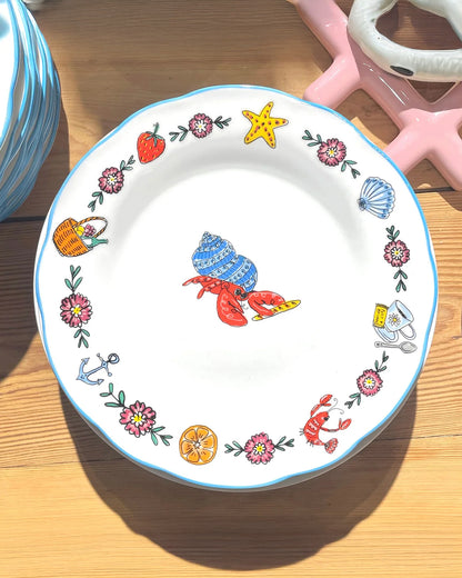 The Little Sea Dessert Plates