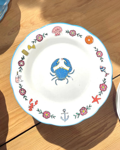 The Little Sea Dessert Plates