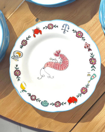The Little Sea Dessert Plates