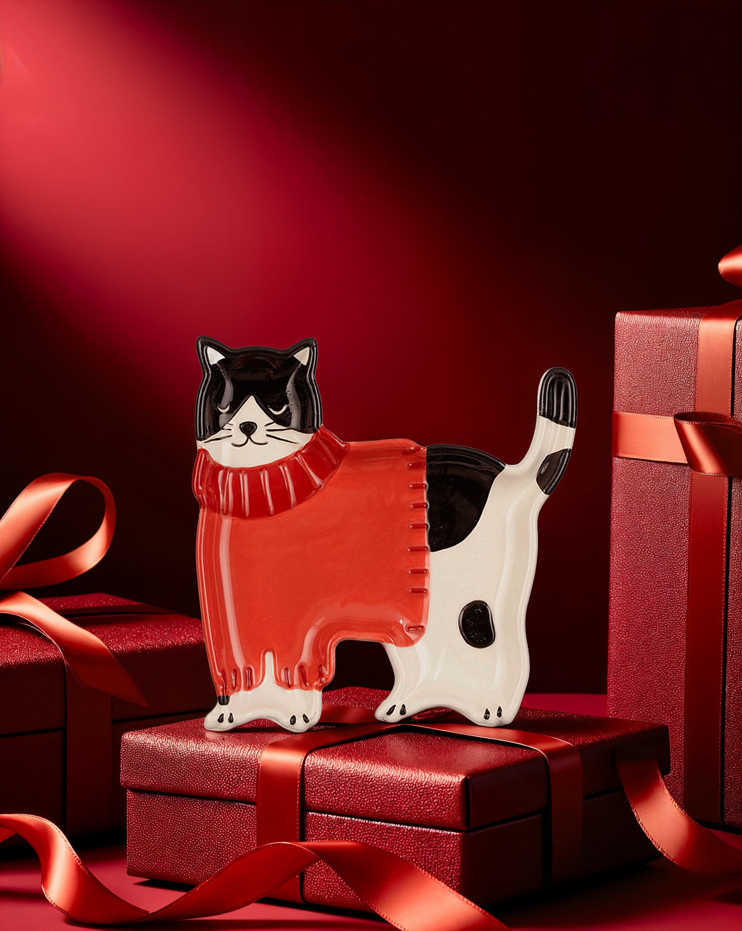 Merry Mania Cat Serving Plate