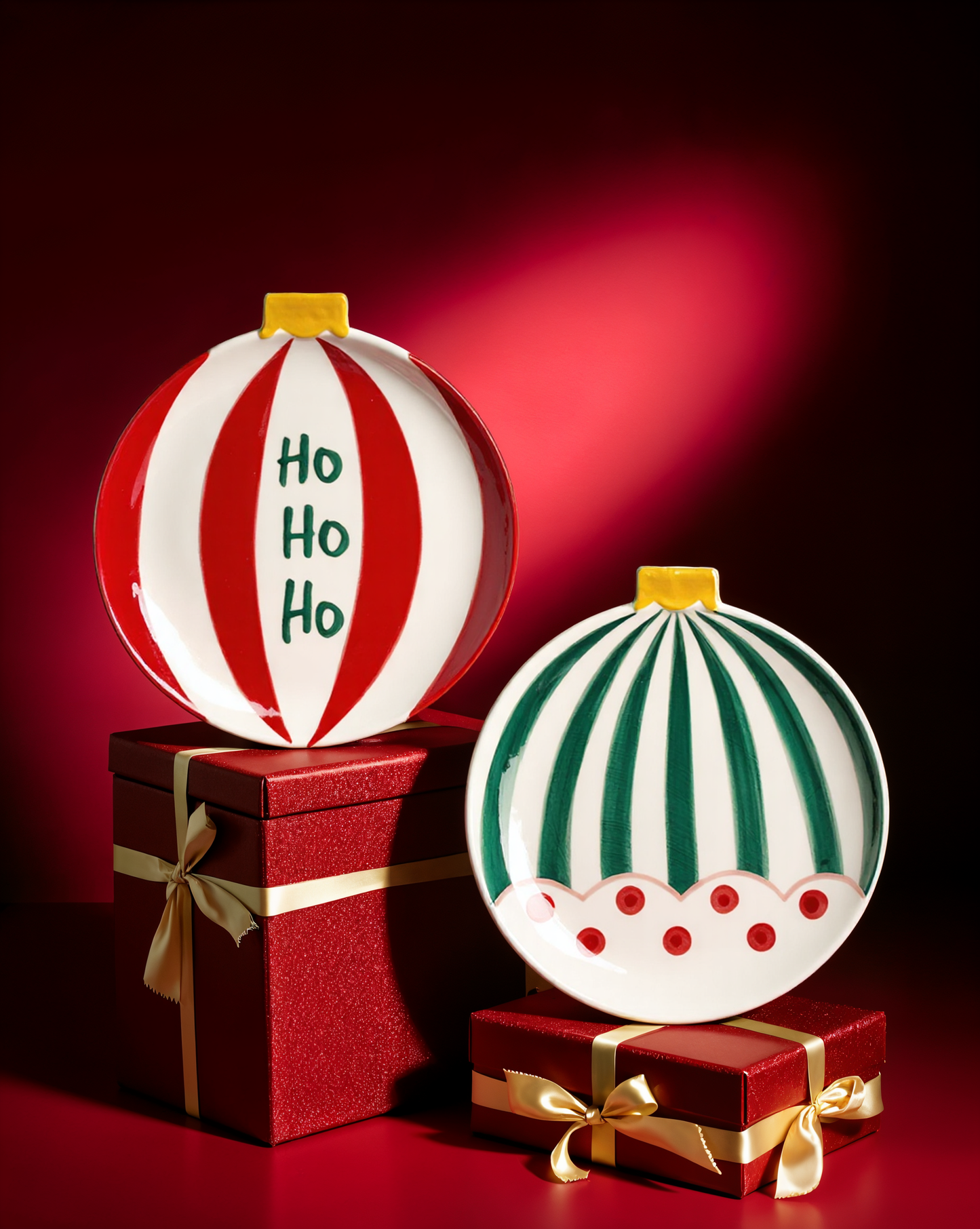 Merry Mania Bauble Plates Set Of Two